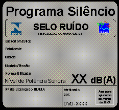 Brazilian noise certification label requirements